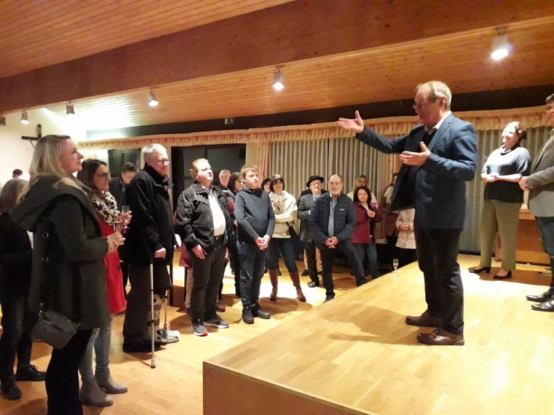 Wogoleiter Stehempfang