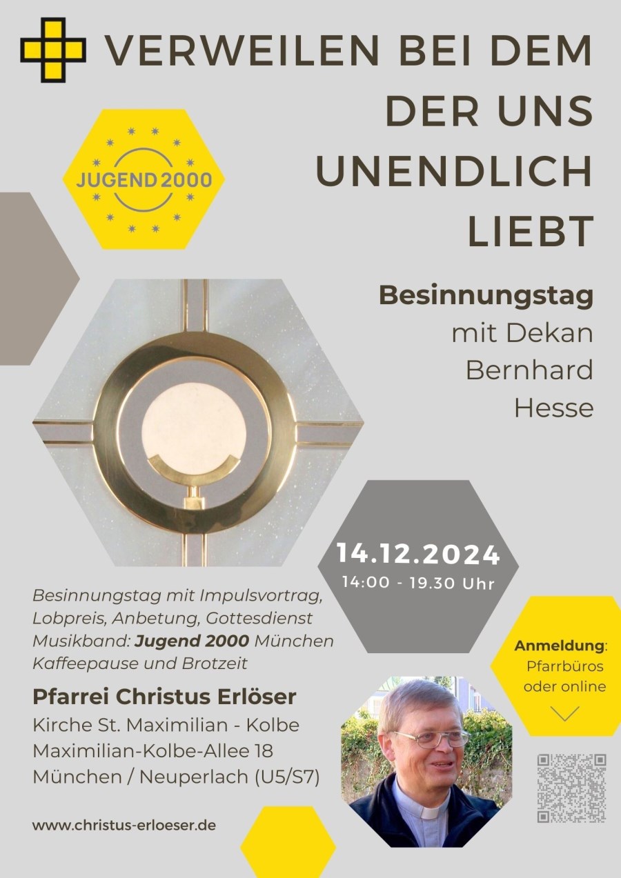 Flyer Besinnungstag Vorderseite