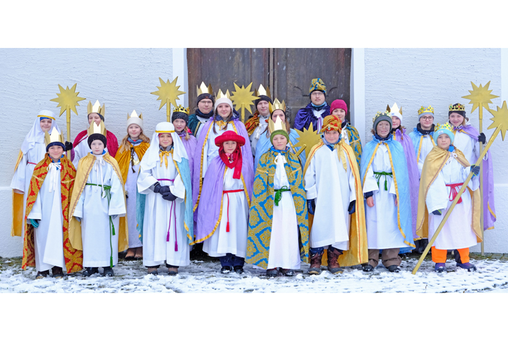 Sternsingergruppenbild der Greilinger 2024