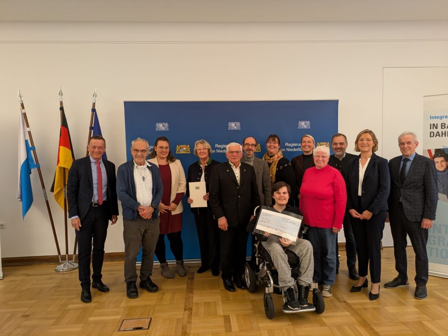 Preisträger bei der Verleihung des bayr. Integrationspreises November 2024