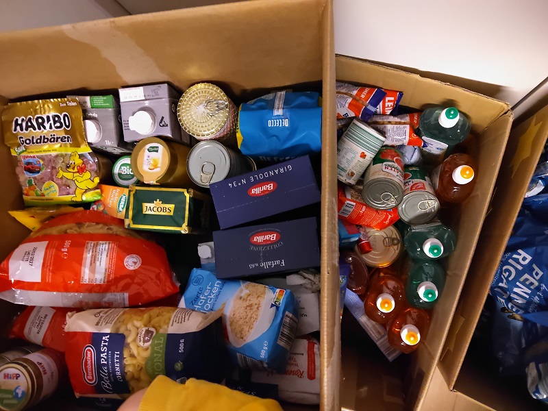 Die Spendenkisten waren prall gefüllt.