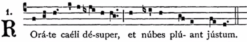 Notation des Rorate cali