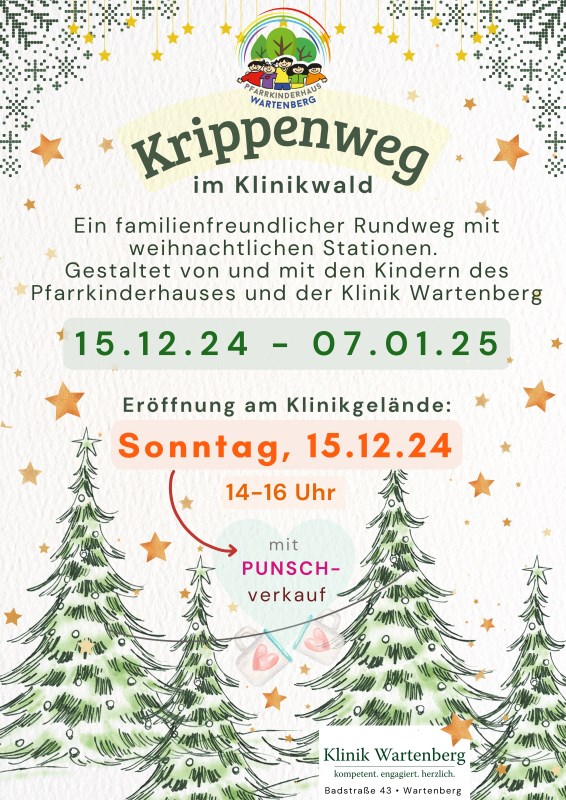 Plakat für Krippenweg