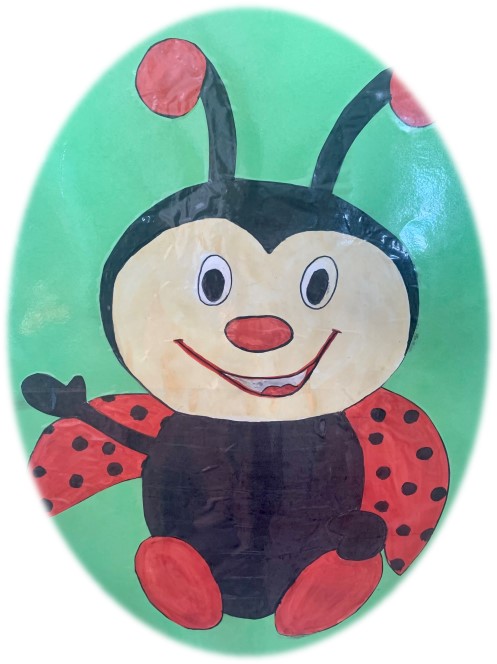 Marienjäferbild rund