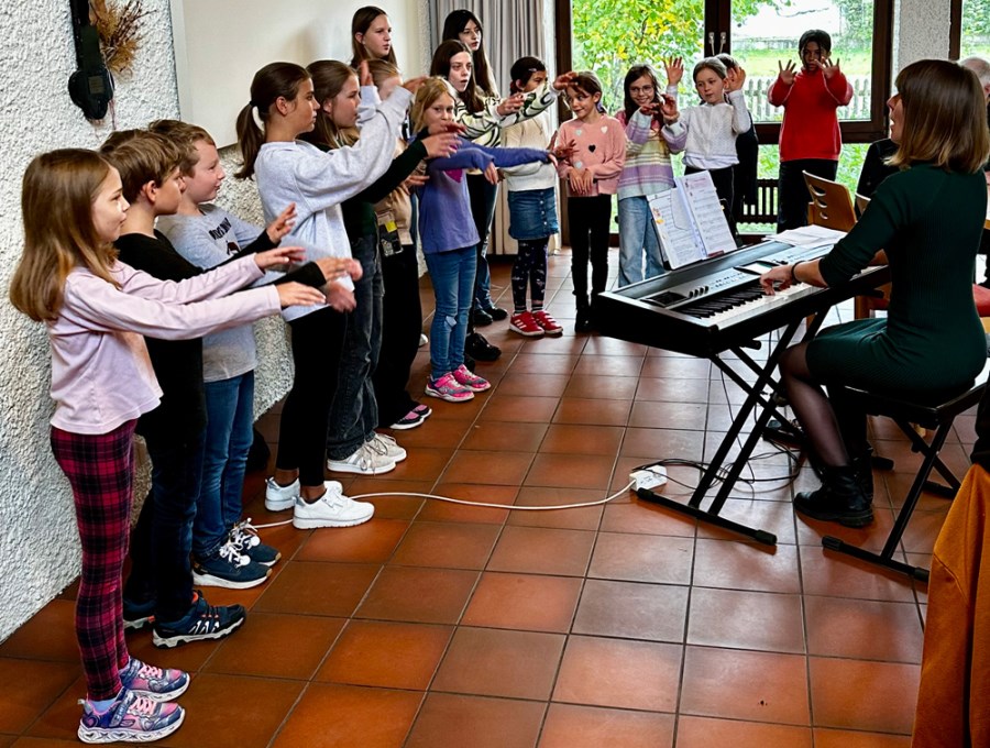 Besuch beim Frühschoppen