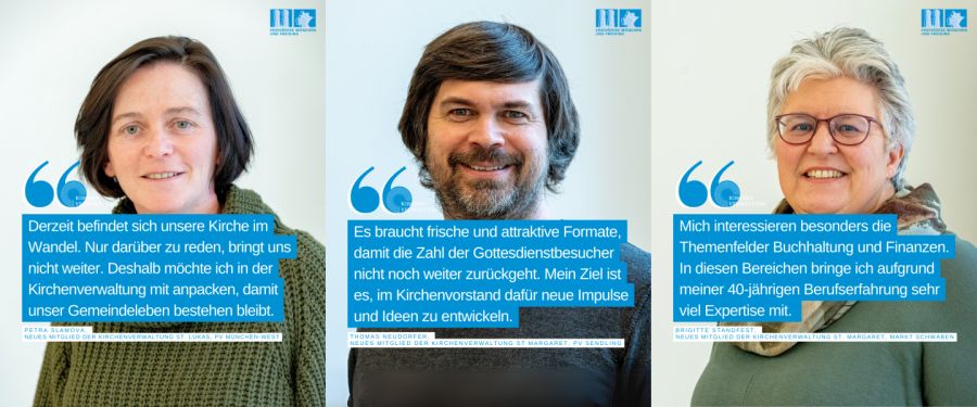 V.l.n.r.: Petra Slamova, Thomas Neudorfer und Brigitte Standfest