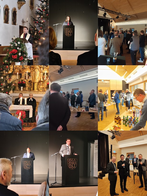 Collage Ökumenischer Neujahrsempfang 2025