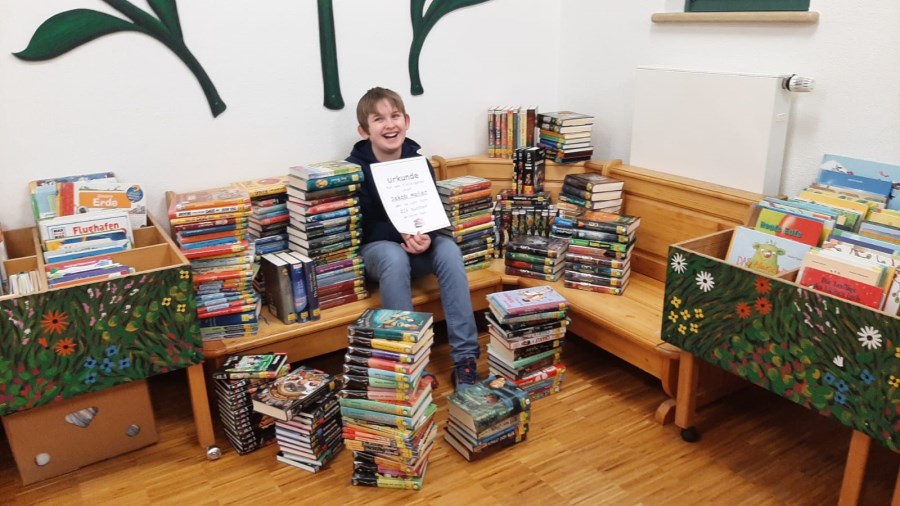 Ehrung zum eifrigsten Leser 2024