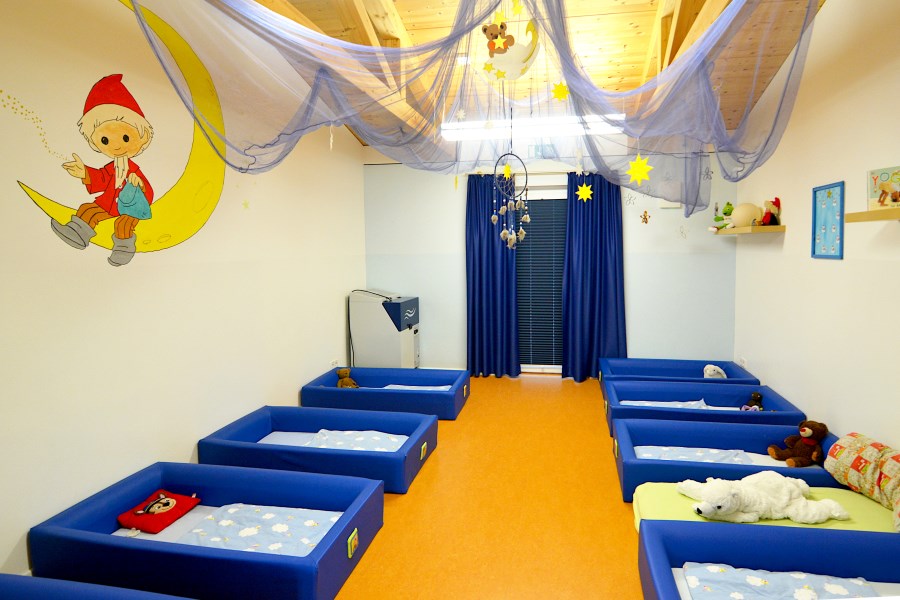 Schlafraum Kinderkrippe St. Franziskus