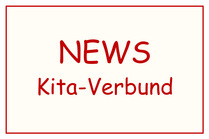 Hellgelbe Schaltfläche mit Aufschrift: News im Kita-Verbund Pasing