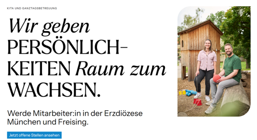 Wir geben Persönlichkeiten Raum zum Wachsen.