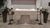 altar mit lichter