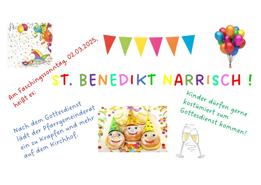 Sankt Benedikt narrisch