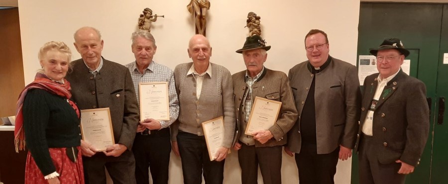 Kolping Mitgliederehrung