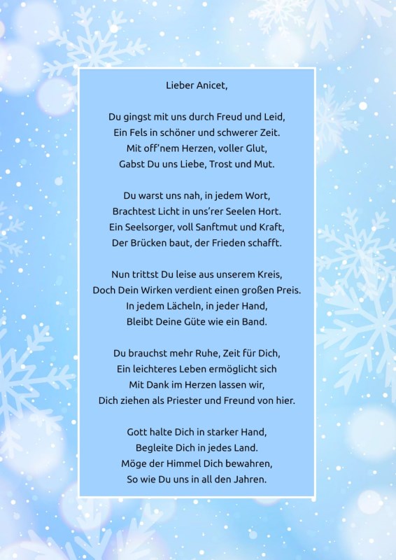 Gedicht B. Saalfeld