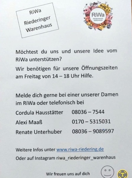 RiWa Unterstuetzung