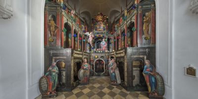 Das Heilige Grab in der Pfarrkirche in Aschau im Chiemgau