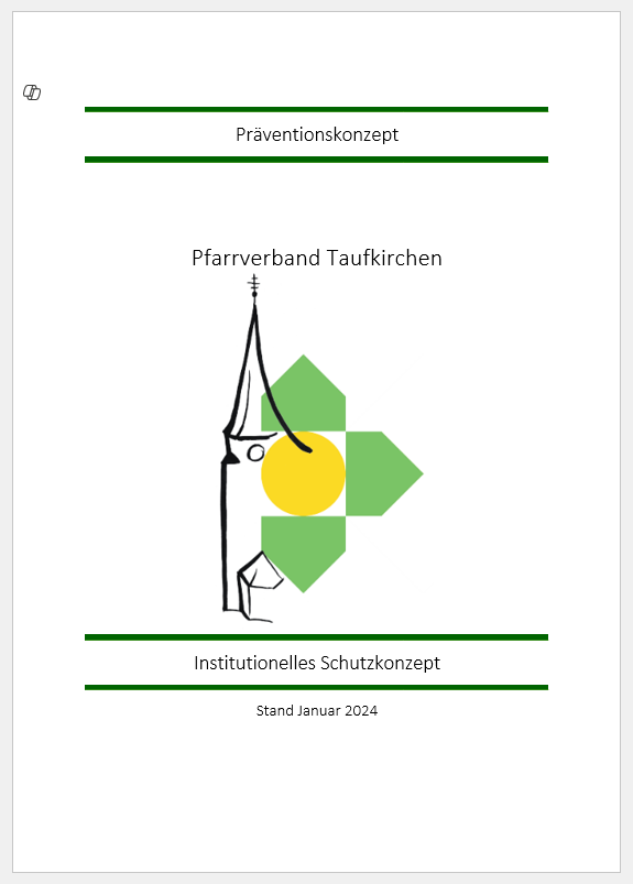 Präventionskonzept Deckblatt