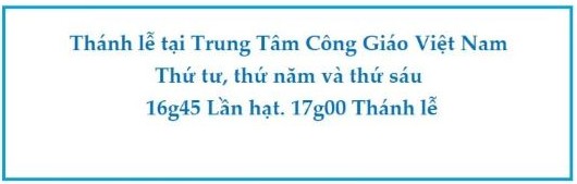 Gio le trong tuan