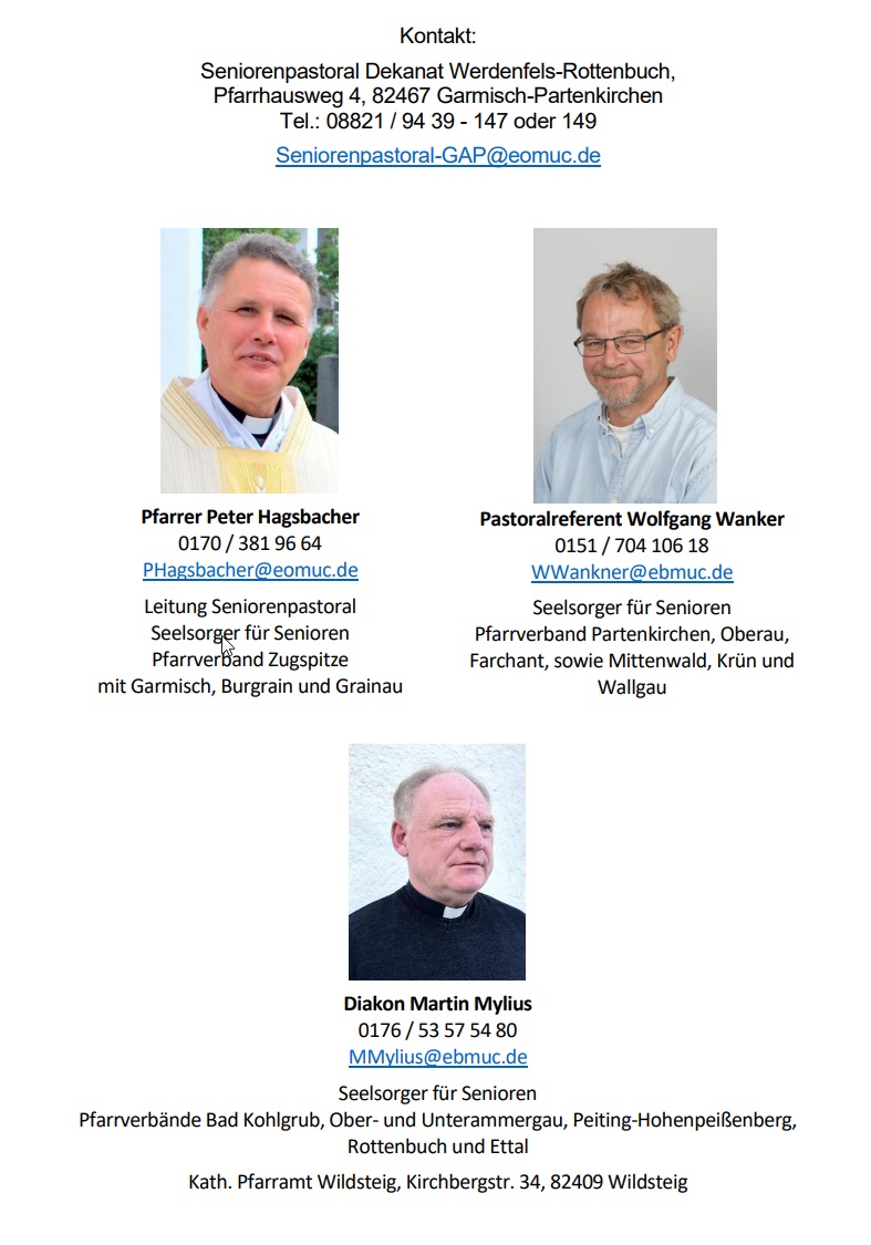 Kontakte Seniorenpastoral