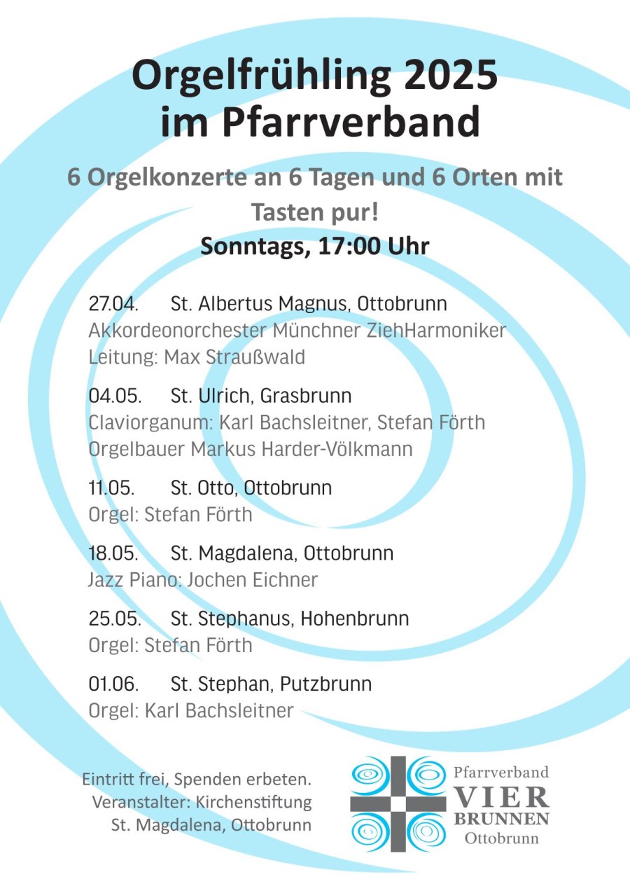 Plakat Orgelfühling 2025