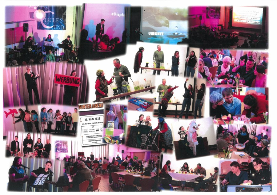 Bunter Abend Collage