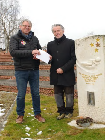 Sternengrab Spendenübergabe