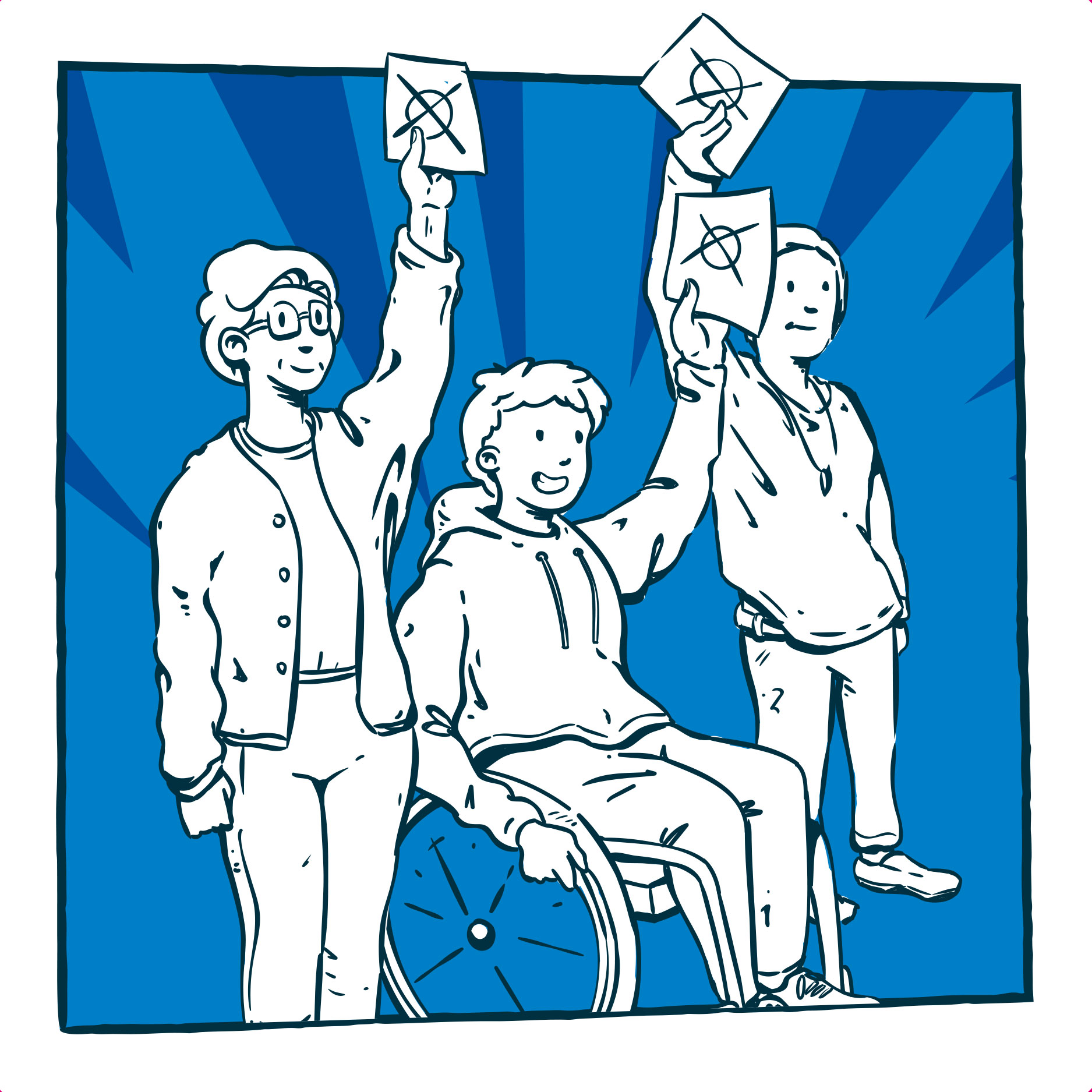 Bierdeckel 2 für die PGR-Wahl