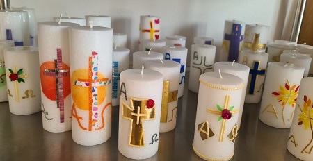 Osterkerzenbasteln Thansau 2025