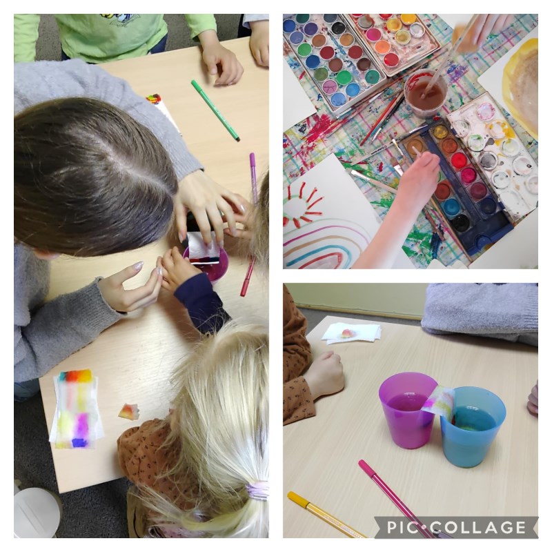 Experiment vom wachsenden Regenbogen