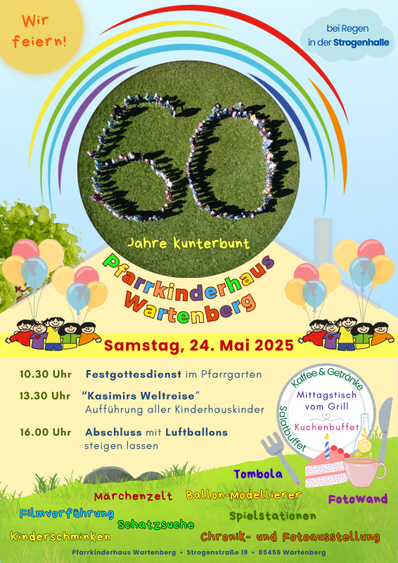 Das Pfarrkinderhaus feiert sein 60jähriges Jubiläum