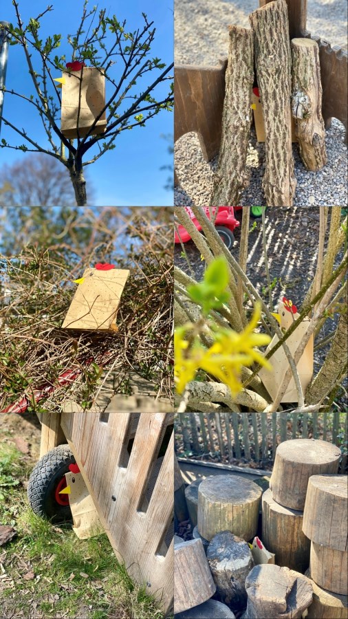 Versteckte Osternester