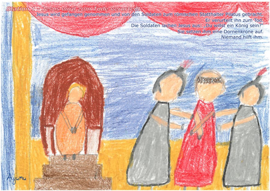 Kreuzweg von und für Kinder Station 1