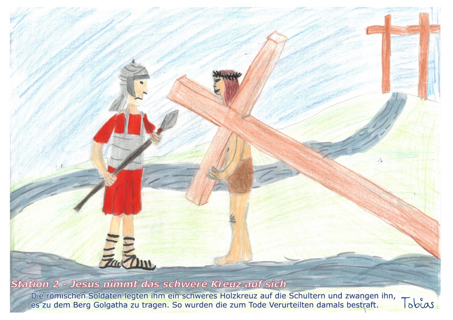 Kreuzweg von und für Kinder Station 2