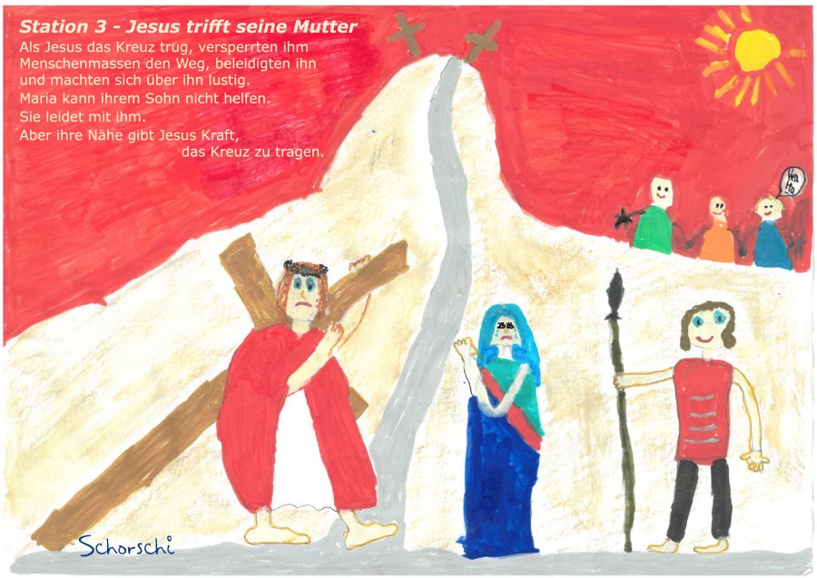 Kreuzweg von und für Kinder Station 3