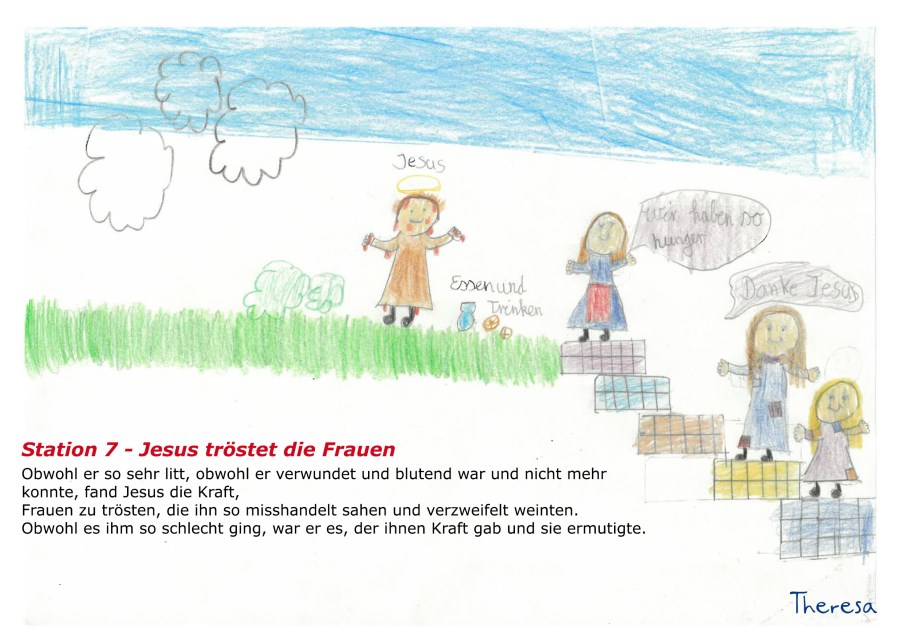 Kreuzweg von und für Kinder Station 7