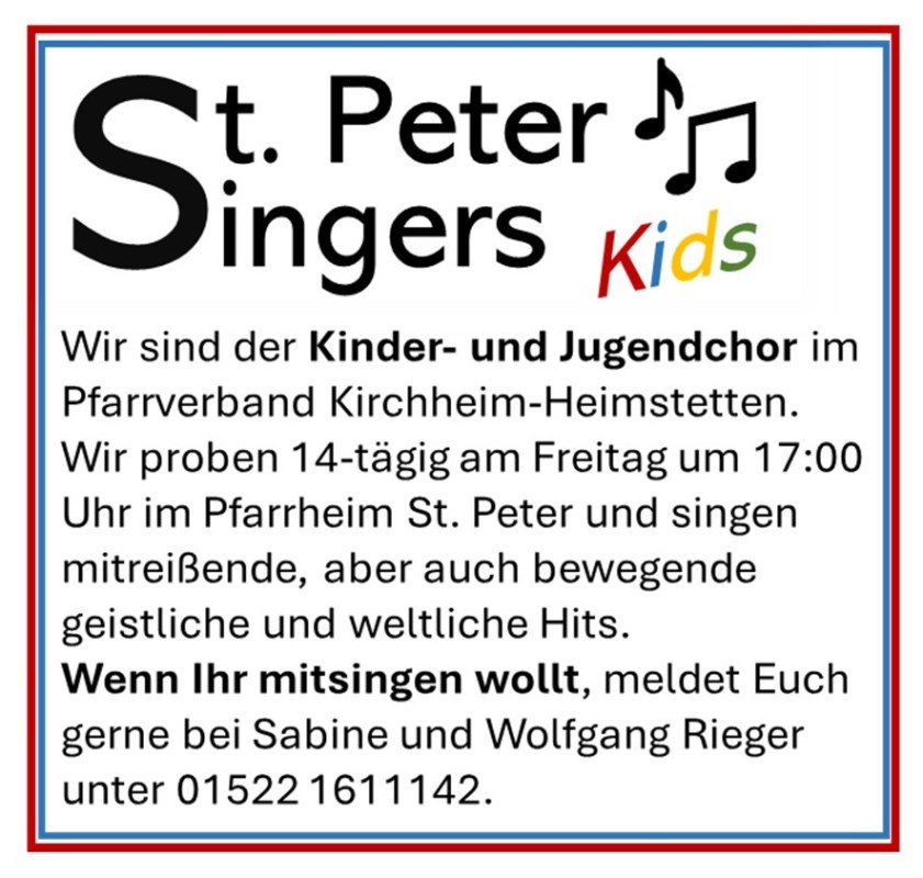2025_Werbung Kinderchor_2025