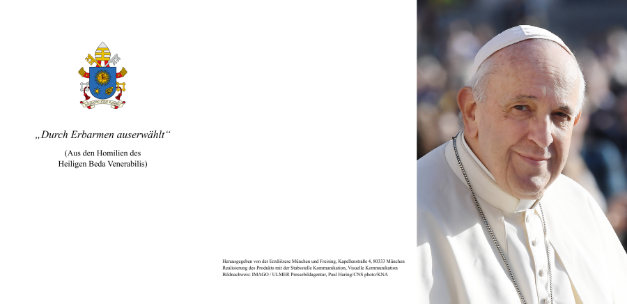 Papst Franziskus Gebetsbild_1