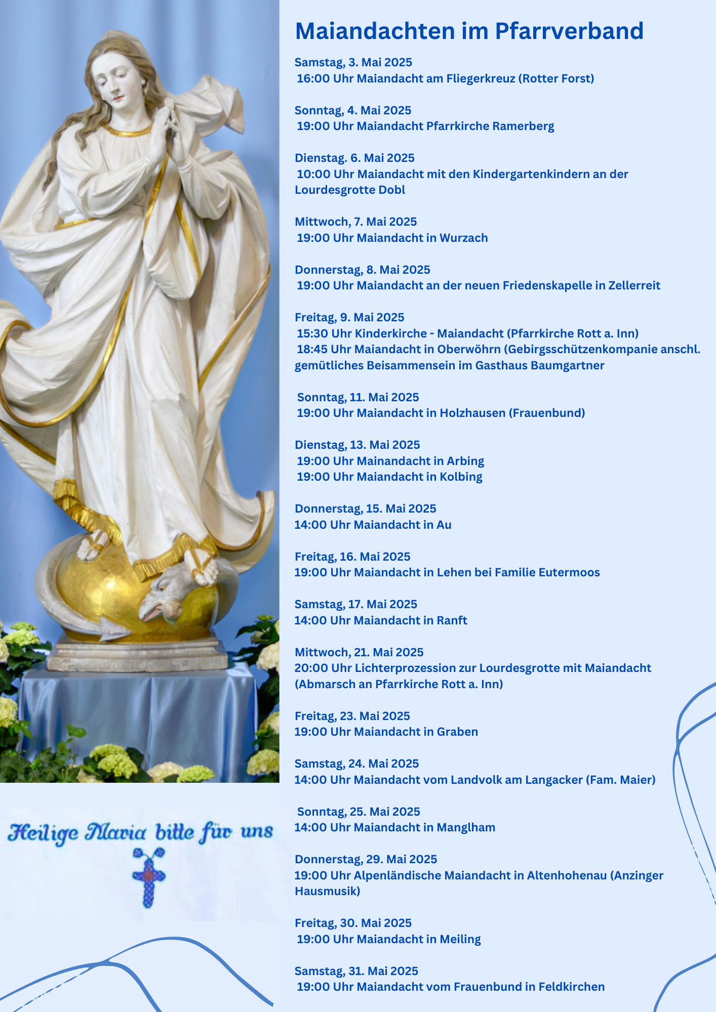 Maiandachten 2025