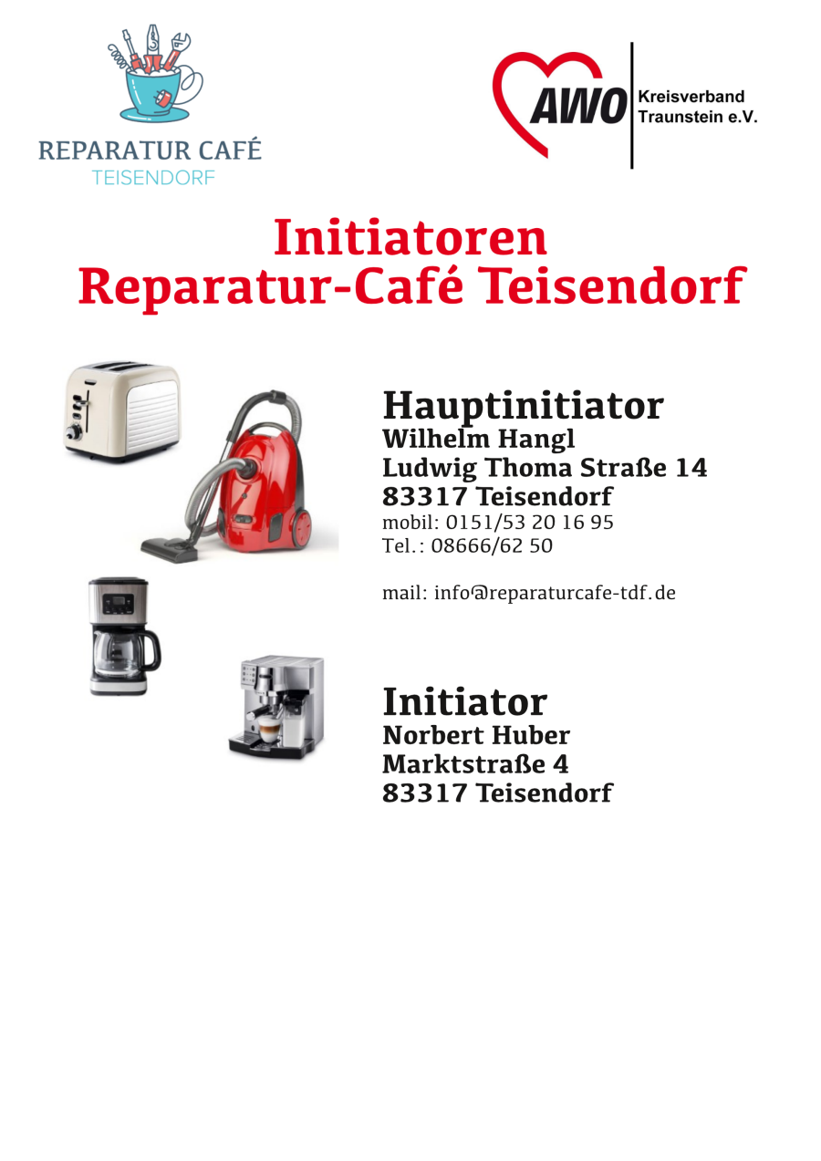 Initiatoren Reparaturcafé