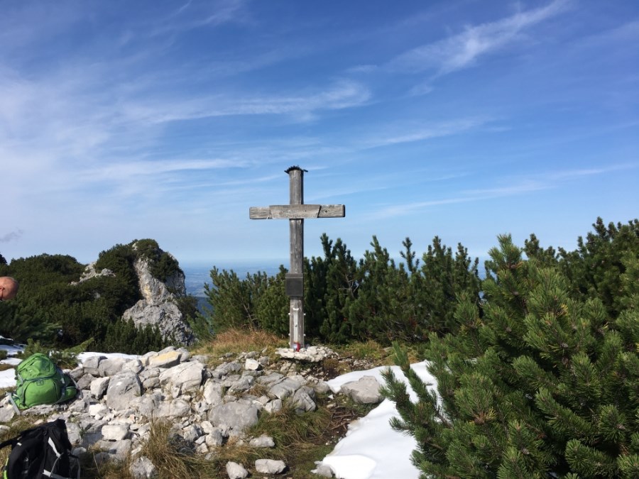 Gipfelkreuz am Mittelstaufen