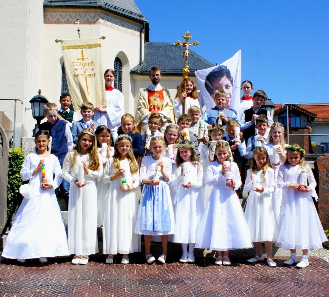Kommunionkinder in Babensham 2025