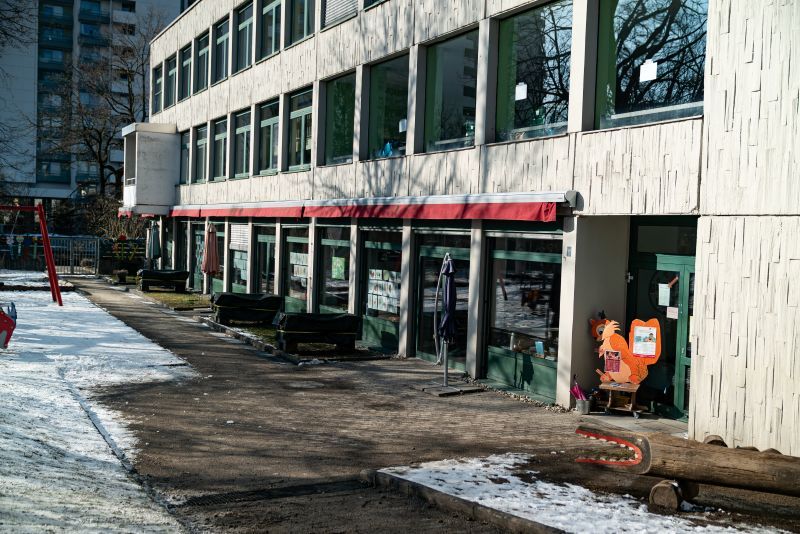 Außenfassade der Kita St. Lukas