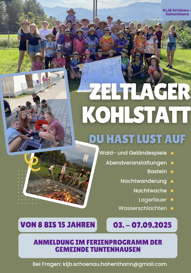 Zeltlager KLJB Schönau 2025