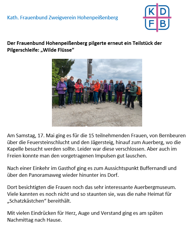 Pilgern wilde Flüsse 2 2025