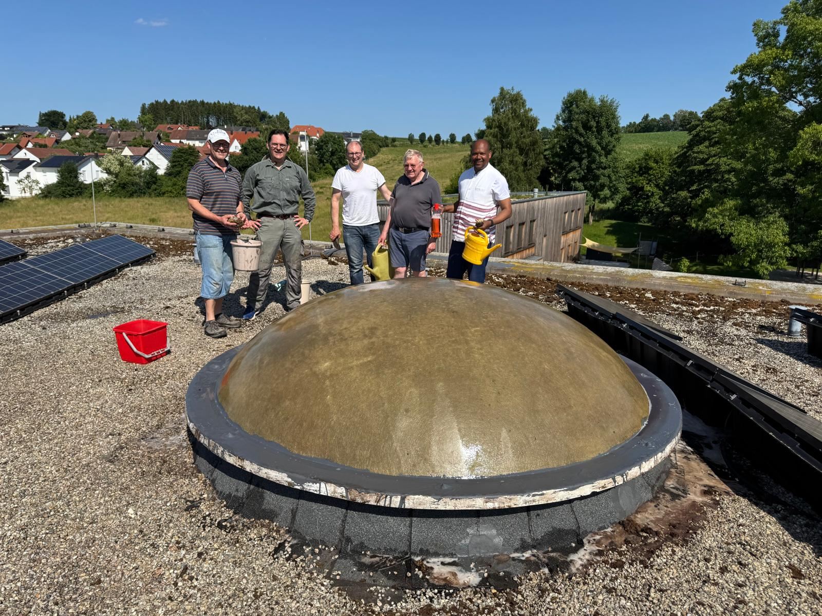Inspektion Kuppel Kirche 06.2025