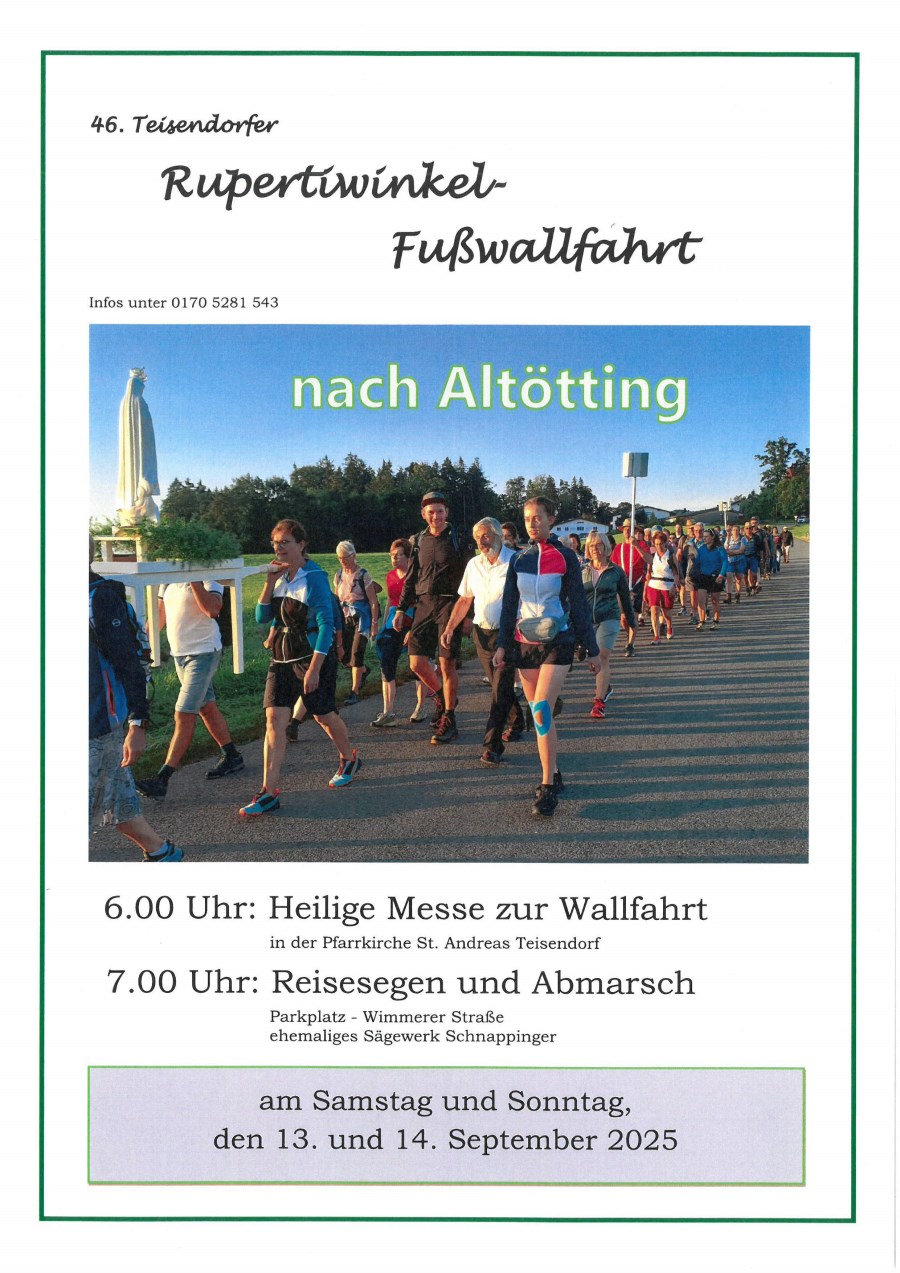 46. Teisendorfer Fußwallfahrt