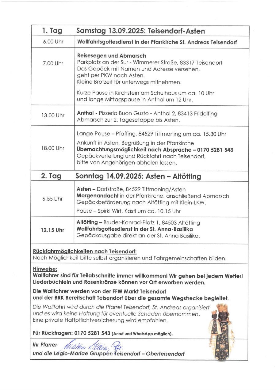 46. Teisendorfer Fußwallfahrt