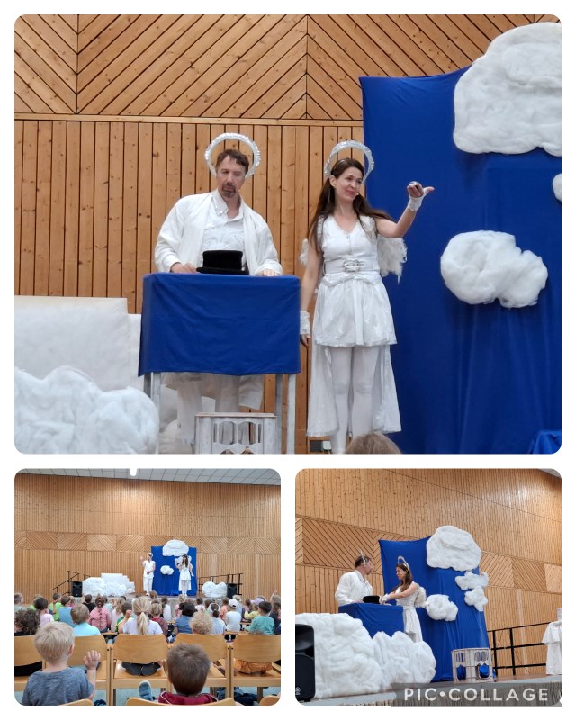 Das Theater Coq Au Vin aus Berlin spielt das Stück „Der <br/>himmlische Zirkus“