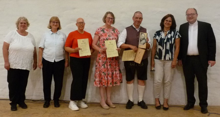 die Geehrten von der Stadtkirche Mühldorf